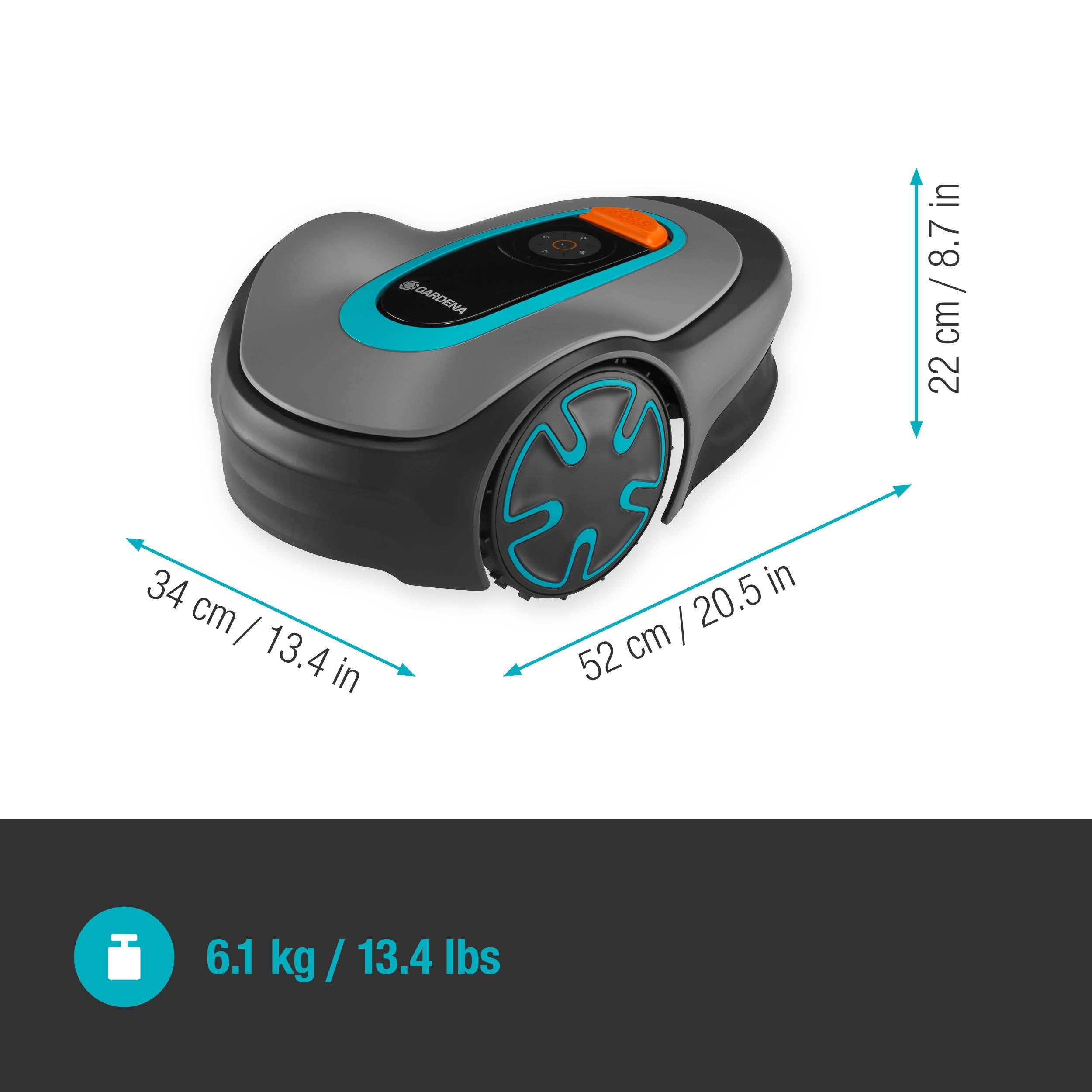 Robot Cortacésped AUTOMOWER SILENO 500m²
